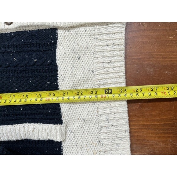 CPO Provisions Shipmen Supply Mens Shawl Collar Cardigan Fisherman Sweater Sz M - Picture 8 of 12